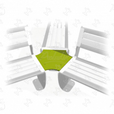 Tafel G2874 meubilair meubels, omheiningen en poorten en aanvullende items meubilair (bank, vuilnisbak, afdak) afbeelding 3d