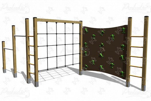 J1605 speeltoestellen klim- en evenwichtsspelen klimstructuren afbeelding 3d