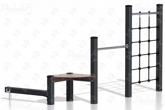 J1661-M speeltoestellen klim- en evenwichtsspelen klimstructuren afbeelding 3d