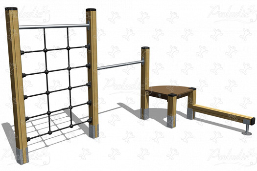 J1661 speeltoestellen klim- en evenwichtsspelen klimstructuren afbeelding 3d