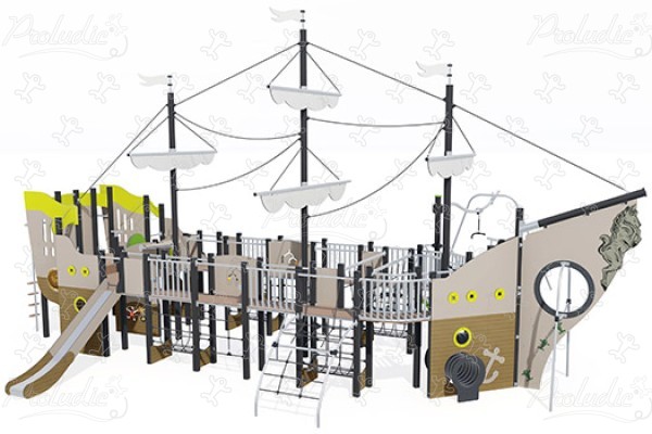 Eenhoorn J1961 speeltoestellen gethematiseerde speelcombinaties aquatica afbeelding 3d