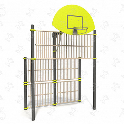 Doel Met Basket J22218 sport en fitness acti’fun multisport afbeelding 3d