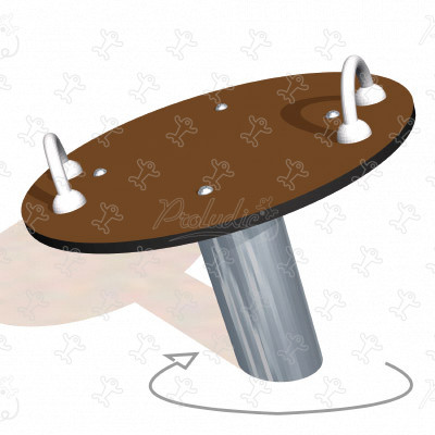 Rodeo disc J2593 speeltoestellen dynamische speeltoestellen draaitoestellen afbeelding 3d
