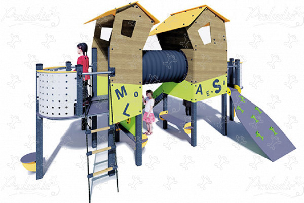 Droomdorp Avontuur J2625® speeltoestellen gethematiseerde speelcombinaties avontuur afbeelding 3d