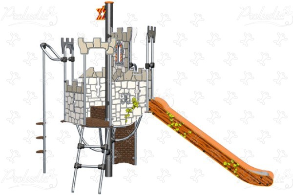 J2653-M-GM speeltoestellen grafic games middeleeuwen print afbeelding 3d