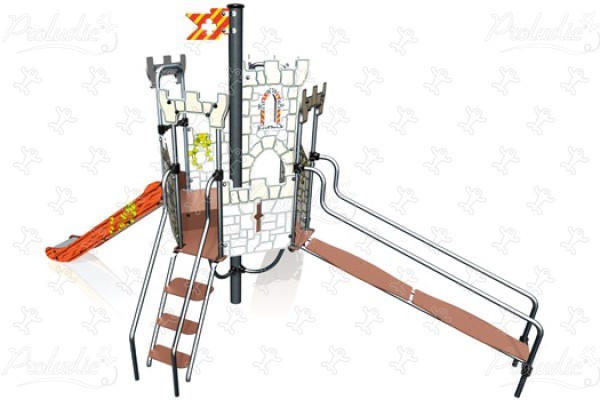 J2656-M-GM speeltoestellen grafic games middeleeuwen print afbeelding 3d