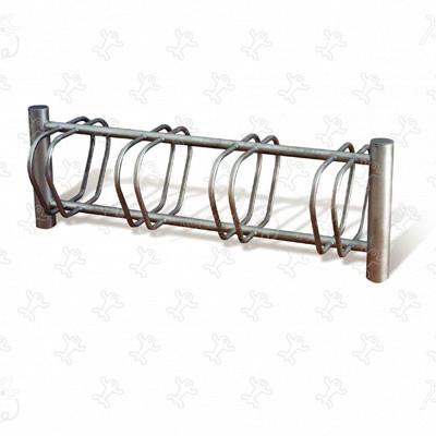 Fietsenrek J2830 meubilair meubels, omheiningen en poorten en aanvullende items meubilair (bank, vuilnisbak, afdak) afbeelding 3d