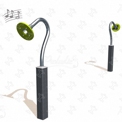 Tubofoon J3410 speeltoestellen educatieve en zintuiglijke speeltoestellen speelpanelen & muzikale spelen afbeelding 3d