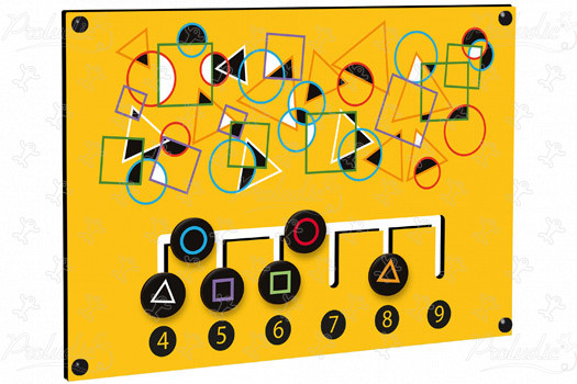 Speelpaneel Puzzel J3420 speeltoestellen educatieve en zintuiglijke speeltoestellen speelpanelen & muzikale spelen afbeelding 3d