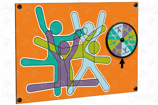 Fitness paneel J3421 speeltoestellen educatieve en zintuiglijke speeltoestellen speelpanelen & muzikale spelen afbeelding 3d