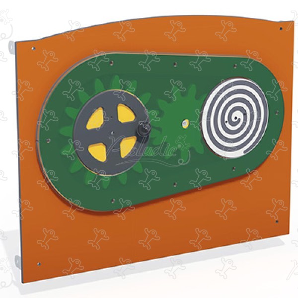 Tandwielpaneel J3433® speeltoestellen educatieve en zintuiglijke speeltoestellen speelpanelen & muzikale spelen afbeelding 3d