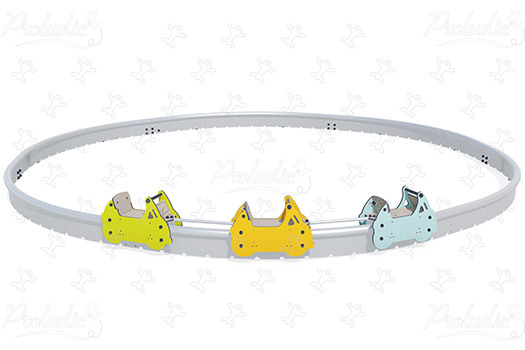 Ludic Express J3512® speeltoestellen dynamische speeltoestellen city afbeelding 3d