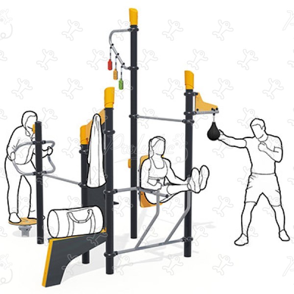 Station Compact J37100® sport en fitness acti’fun acti’fit afbeelding 3d