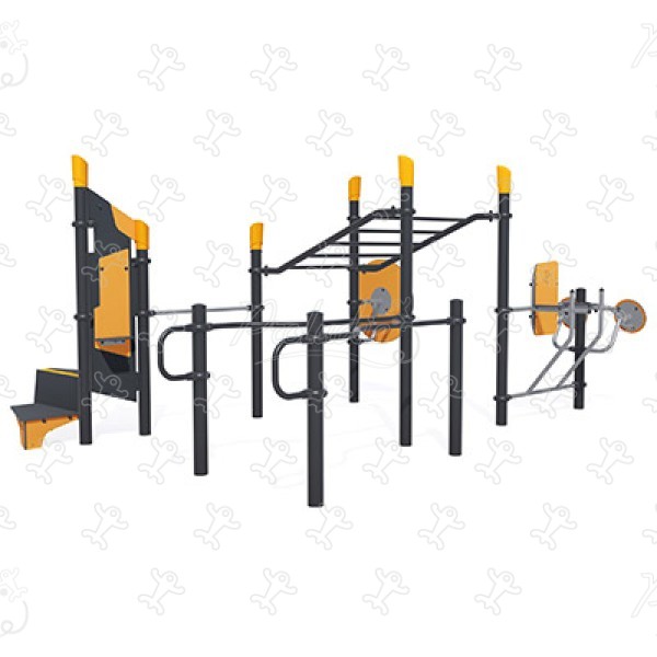 Station Inclusief J37101® sport en fitness acti’fun acti’fit afbeelding 3d