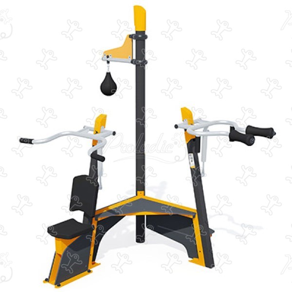 Compact fun-sport training station J37110® sport en fitness acti’fun acti’fit afbeelding 3d