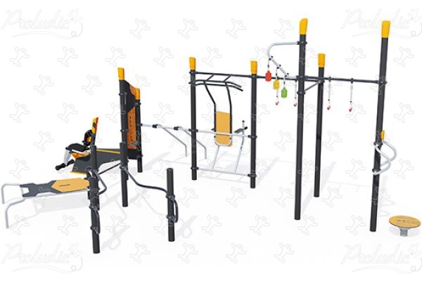Muscle training station J37112® sport en fitness acti’fun acti’fit afbeelding 3d