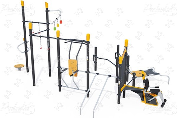 Muscle training station J37112® sport en fitness acti’fun acti’fit afbeelding 3d