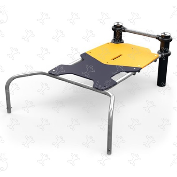 Buikspiertrainer enkel J37207® sport en fitness acti’fun acti’fit afbeelding 3d