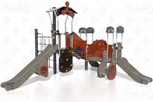 J38303 speeltoestellen gethematiseerde speelcombinaties metropolis afbeelding 3d