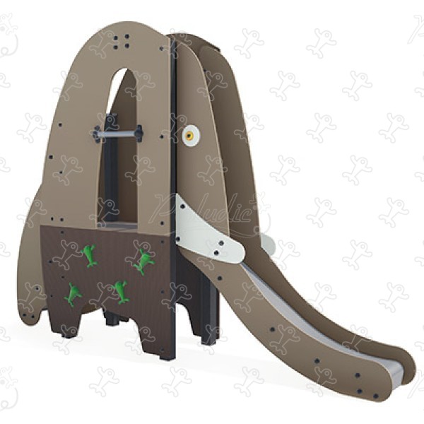 Olifant Glijbaan J4010® speeltoestellen gethematiseerde speelcombinaties avontuur afbeelding 3d