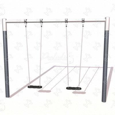 2 standaardzitjes J478 speeltoestellen klassieke spelen schommels afbeelding 3d