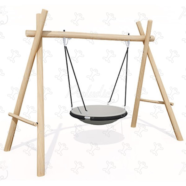 Vogelnest J491-G® speeltoestellen duurzaam natuurlijk houten speeltoestellen schommels afbeelding 3d