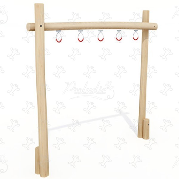 Hangbrug ringen J4910 speeltoestellen acti’fun fitness afbeelding 3d