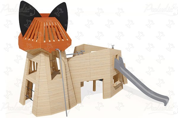 Vos J49161® speeltoestellen duurzaam natuurlijk houten speeltoestellen dieren afbeelding 3d
