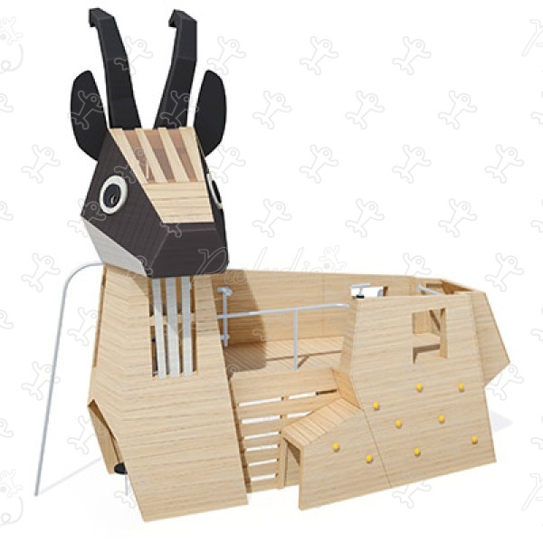 Berggeit J49177® speeltoestellen duurzaam natuurlijk houten speeltoestellen dieren afbeelding 3d