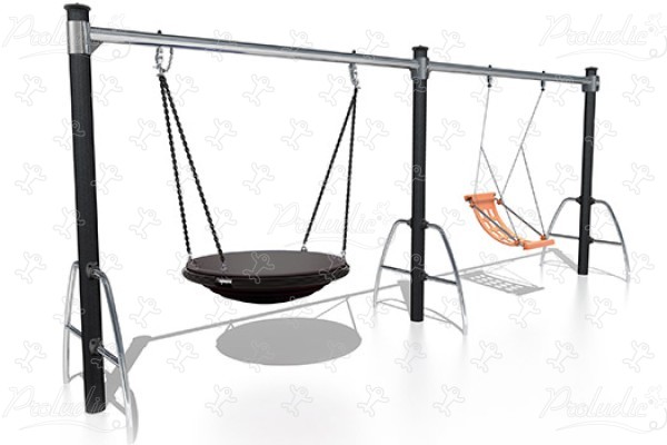 Vogelnest, 1 inclusief zitje J492 speeltoestellen klassieke spelen schommels afbeelding 3d