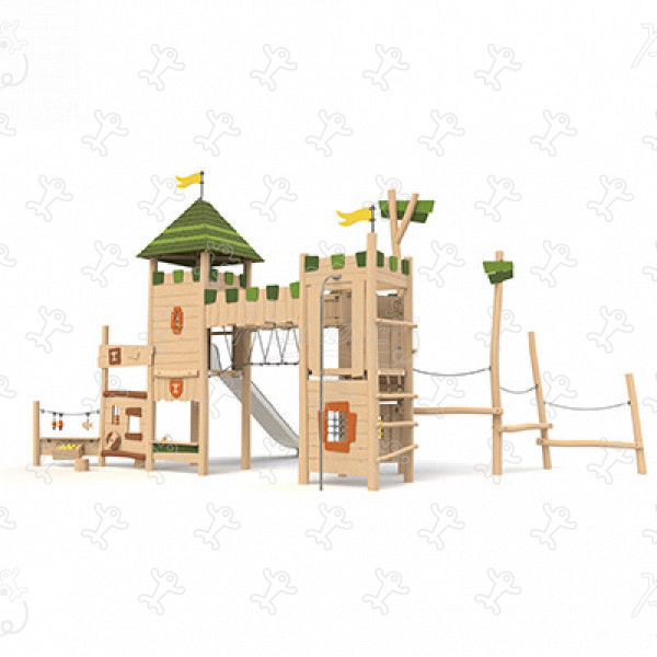Muur J49209® speeltoestellen combinatie spelen multifunctionele structuren afbeelding 3d