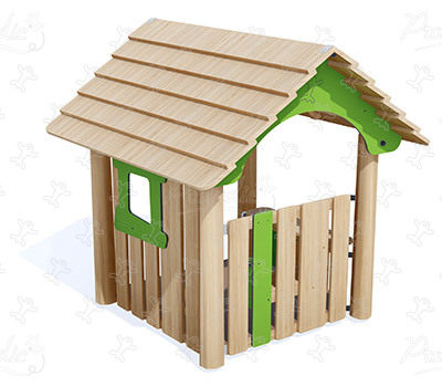 Hutje in de stad J49259 speeltoestellen combinatie spelen origin’ afbeelding 3d