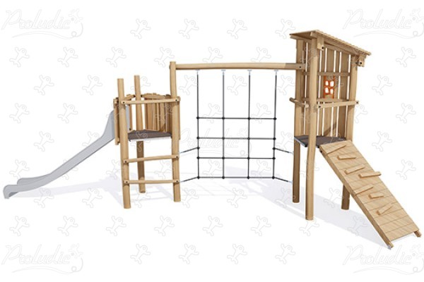 J4932 speeltoestellen combinatie spelen multifunctionele structuren afbeelding 3d