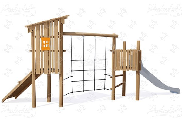 J4932 speeltoestellen combinatie spelen multifunctionele structuren afbeelding 3d