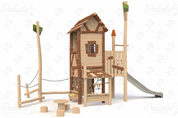 Dorpje J49405® speeltoestellen combinatie spelen multifunctionele structuren afbeelding 3d