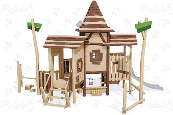 Grote molen J49408® speeltoestellen combinatie spelen multifunctionele structuren afbeelding 3d
