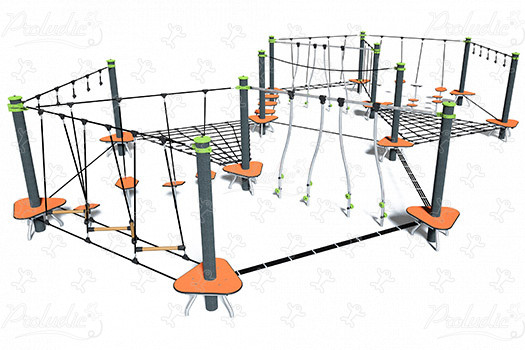 J5405-M speeltoestellen klim- en evenwichtsspelen klim- en evenwichtsparcours afbeelding 3d