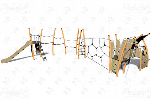 J5613-C® speeltoestellen combinatie spelen kanopé afbeelding 3d