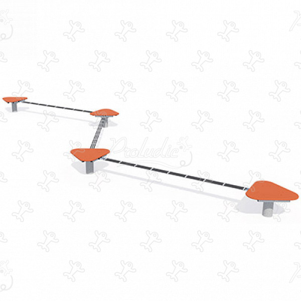 Slackline J5910® speeltoestellen acti’fun acti’ninja afbeelding 3d