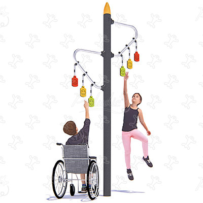Inclusieve springuitdaging J5928® speeltoestellen acti’fun acti’ninja afbeelding 3d