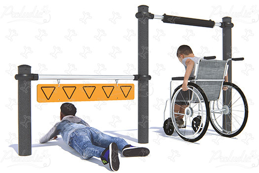 Inclusieve lage doorgang J5930® speeltoestellen acti’fun acti’ninja afbeelding 3d