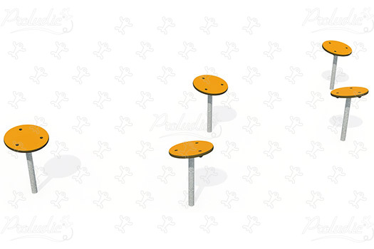 Inclusief zigzagpad J5934® speeltoestellen acti’fun acti’ninja afbeelding 3d