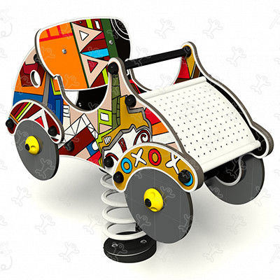 Twiny J834-GE® speeltoestellen grafic games etnik print afbeelding 3d