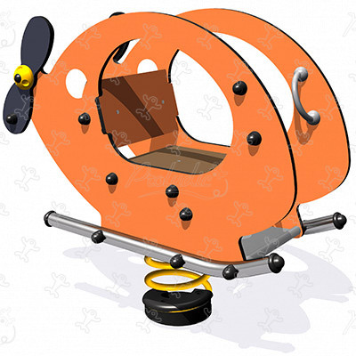 Helikopter J836 speeltoestellen dynamische speeltoestellen veertoestellen afbeelding 3d