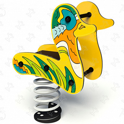 Edouard, de eend J837-GA speeltoestellen grafic games amazone print afbeelding 3d