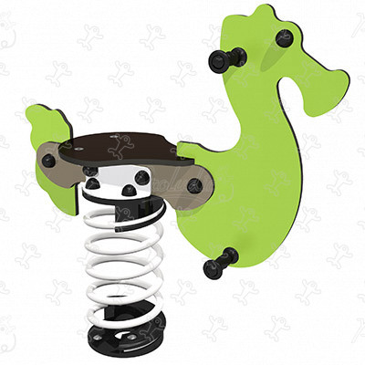 Zeepaardje J854 speeltoestellen dynamische speeltoestellen veertoestellen afbeelding 3d