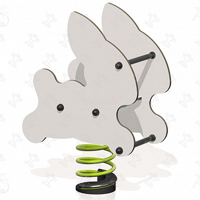 Konijn J864 speeltoestellen dynamische speeltoestellen veertoestellen afbeelding 3d