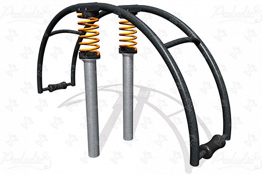 Dubbele stawip J986 speeltoestellen dynamische speeltoestellen veertoestellen afbeelding 3d