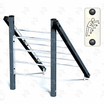 Klimladder JPS22-M sport en fitness acti’fun acti’ninja afbeelding 3d