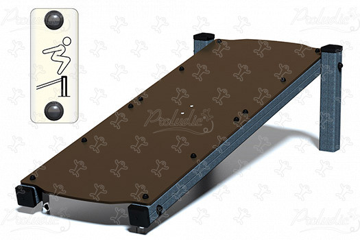 Springplank JPS23-M sport en fitness acti’fun acti’ninja afbeelding 3d